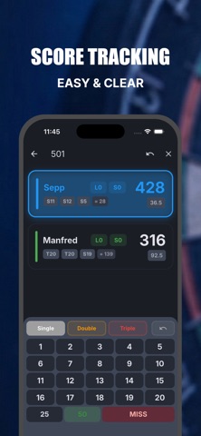 DartScore+ Dart Counter Screenshot 1 of 6