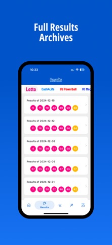 New York Lottery App iPhone screenshot