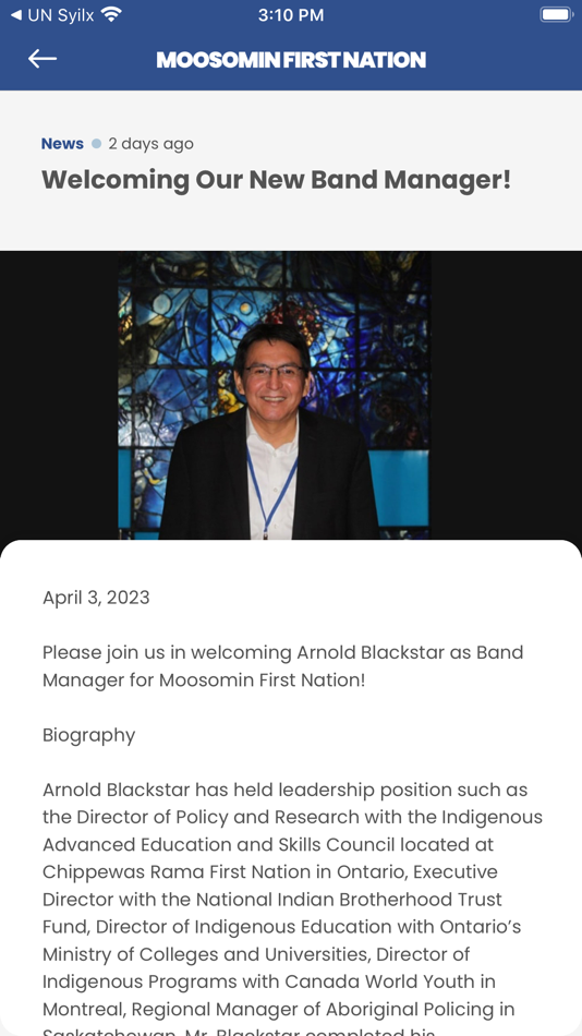 #3. Moosomin First Nation (iOS) 由: Moosomin First Nation
