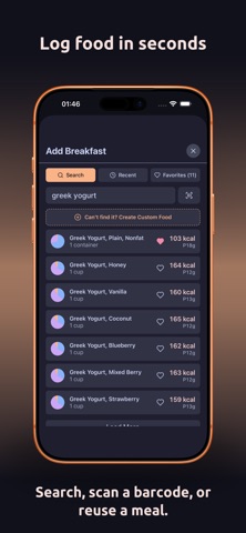 DailyGoal: Macro & Workout Log Screenshot 2 of 9