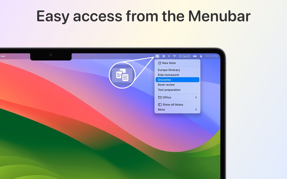 #2. Quick Note - in the menu (macOS) 게시자: Kauntey Suryawanshi