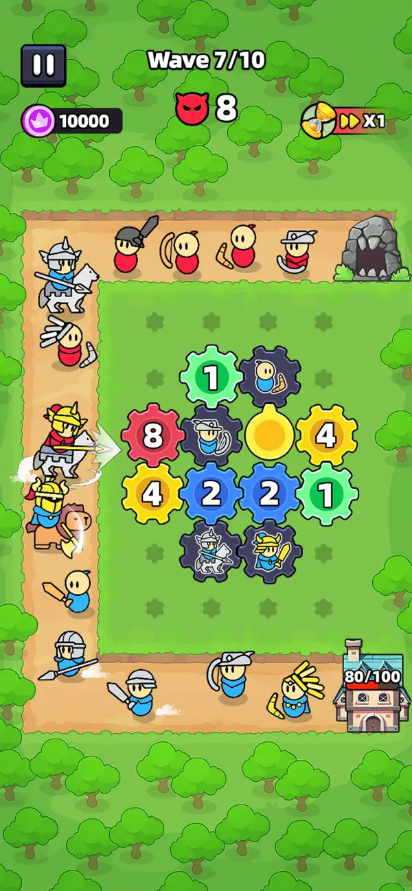 Fortress of Gears iOS Mod IPA screenshot 1 - iOS game interface