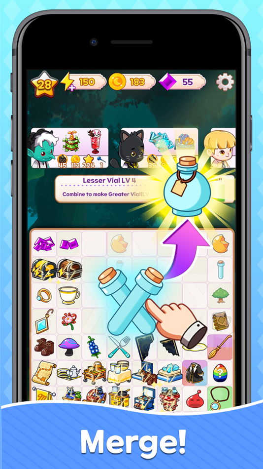 #3. Magic Craft - Merge Tycoon (iOS) 由: Chamelio Games