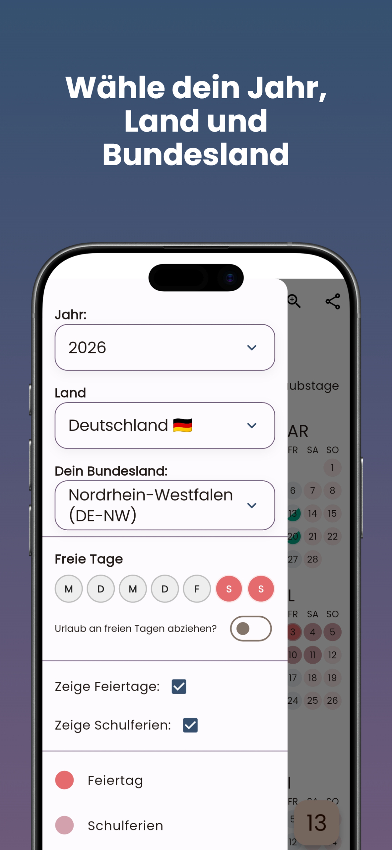 Vacation Planner & Calendar