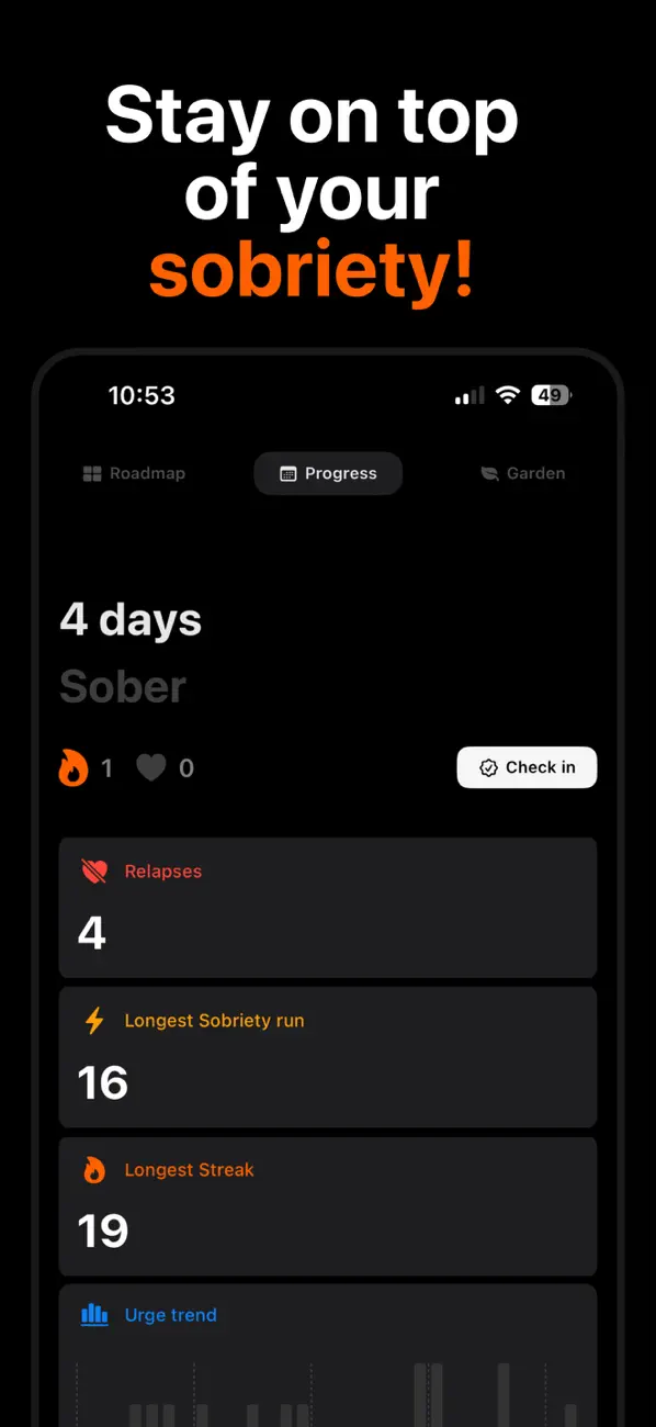 Screenshot #2 pour Days Sober-Sobriety Tracker
