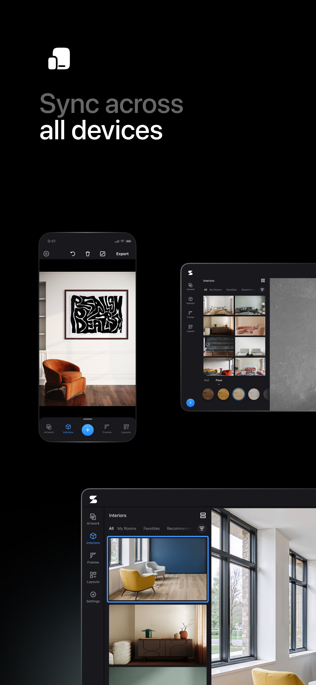 Smartist: Art Preview on Wall