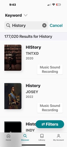 Council Bluffs Public Library iPhone screenshot