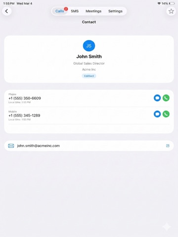 Revenue.io: AI Sales Dialer iPad screenshot