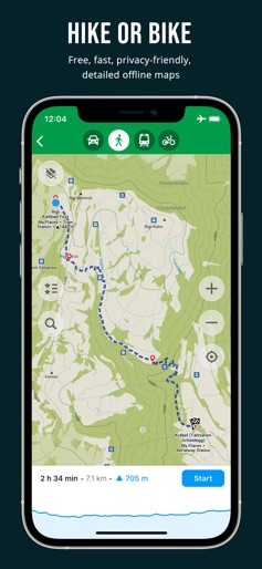 Organic Maps・Offline Map & GPS screenshot