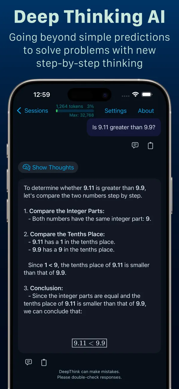 Screenshot #2 pour DeepThink