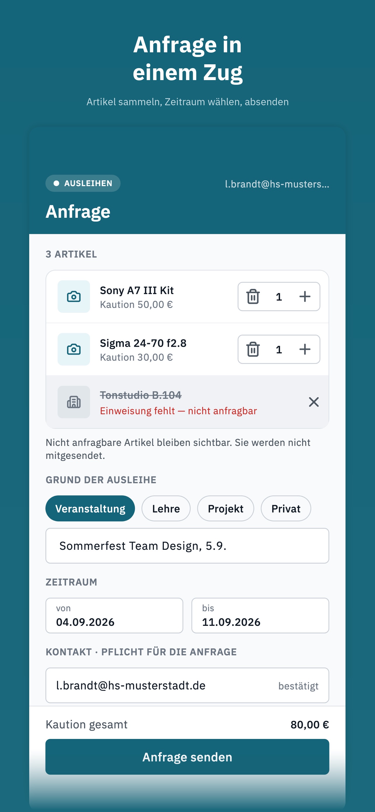 Screenshot 3 of CampusVerleih