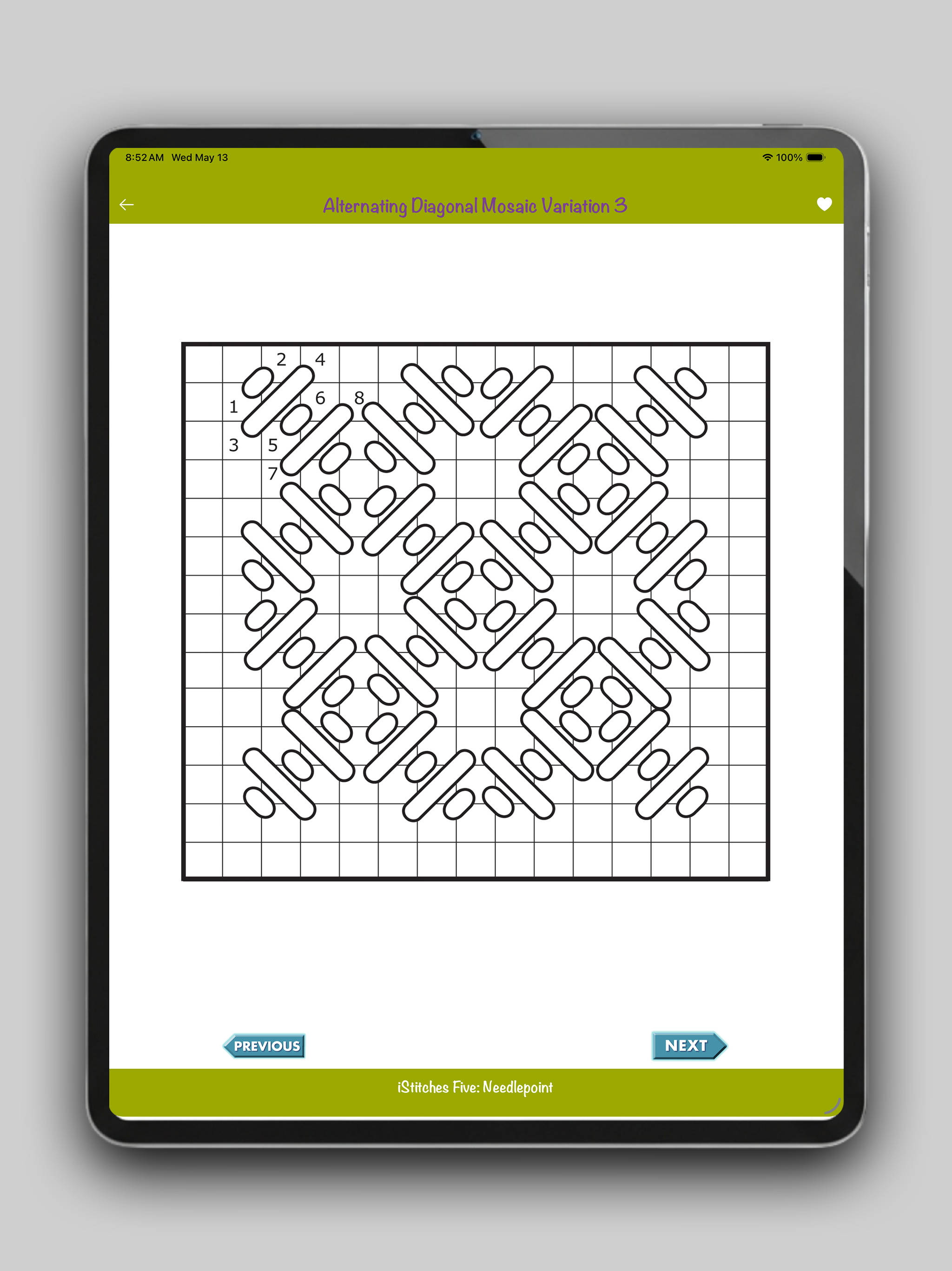 iStitches Five: Needlepoint screenshot 10