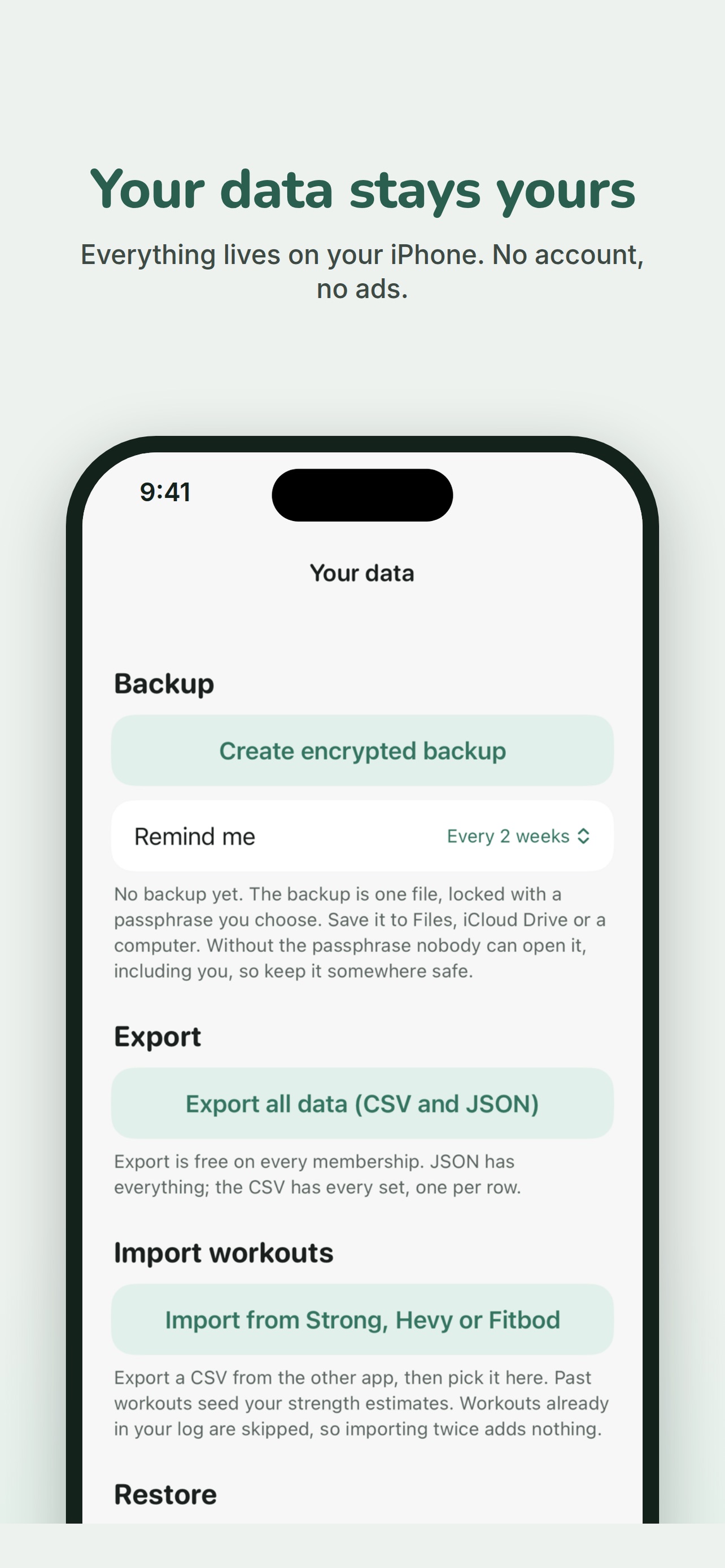 Screenshot 8 of Headroom: Training Planner