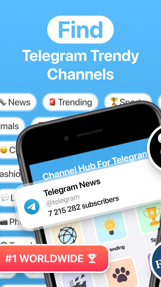 #1. Group Catalog for Telegram (iOS) 由: Gowalk - Fzco