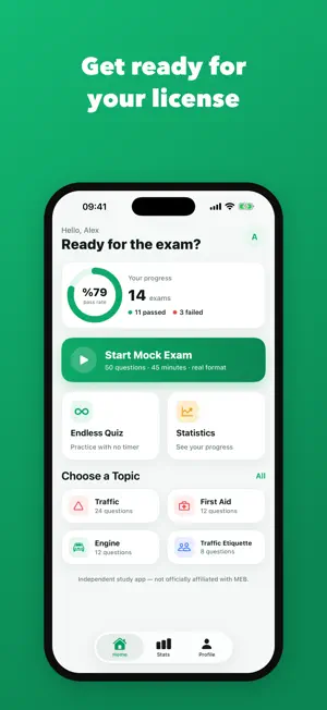 EhliyetGO: Driving Test Prep screenshot 1