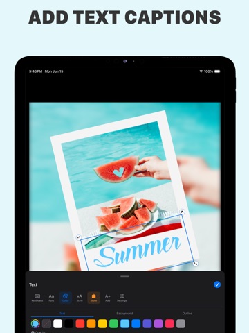 Photo Collage Maker • PicGrid iPad screenshot