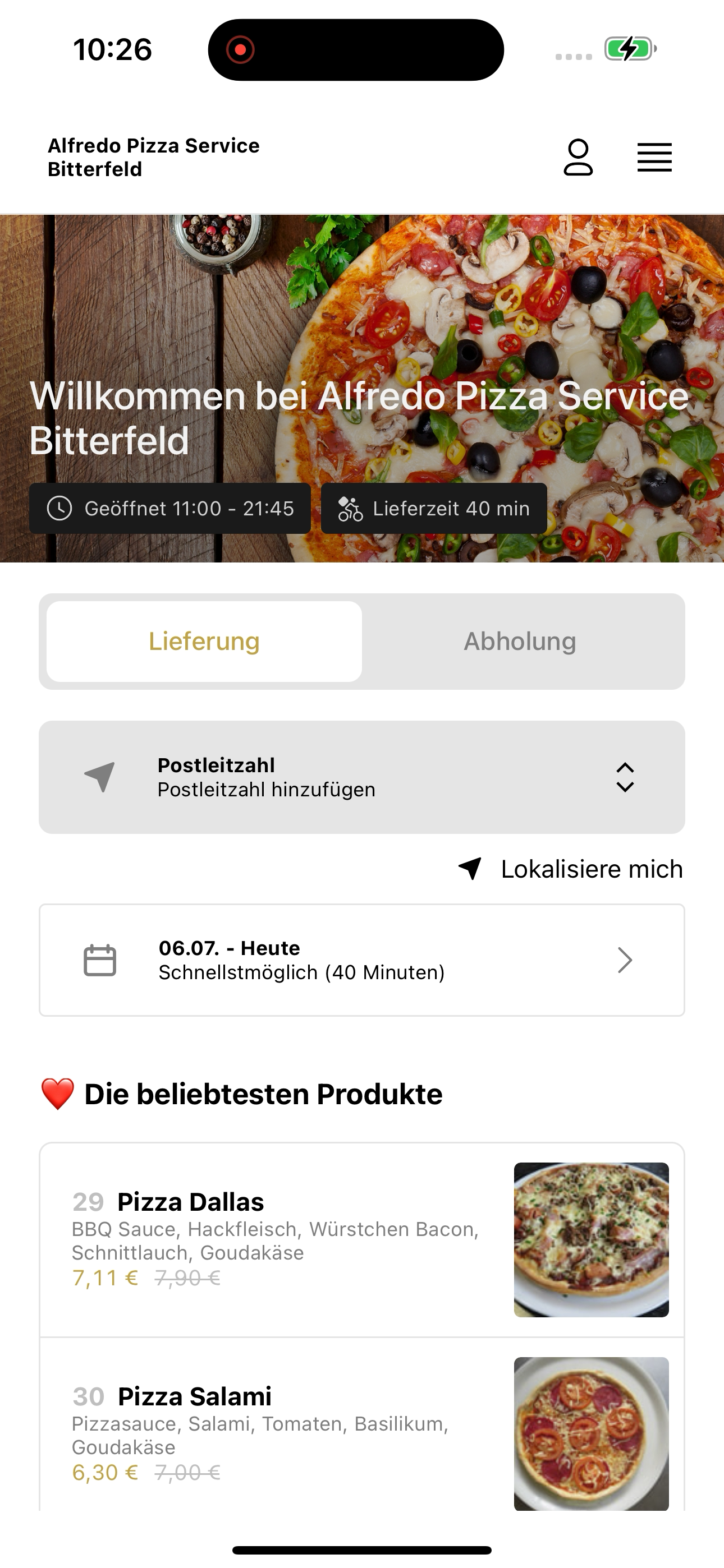 Pizza Service Alfredo screenshot 5