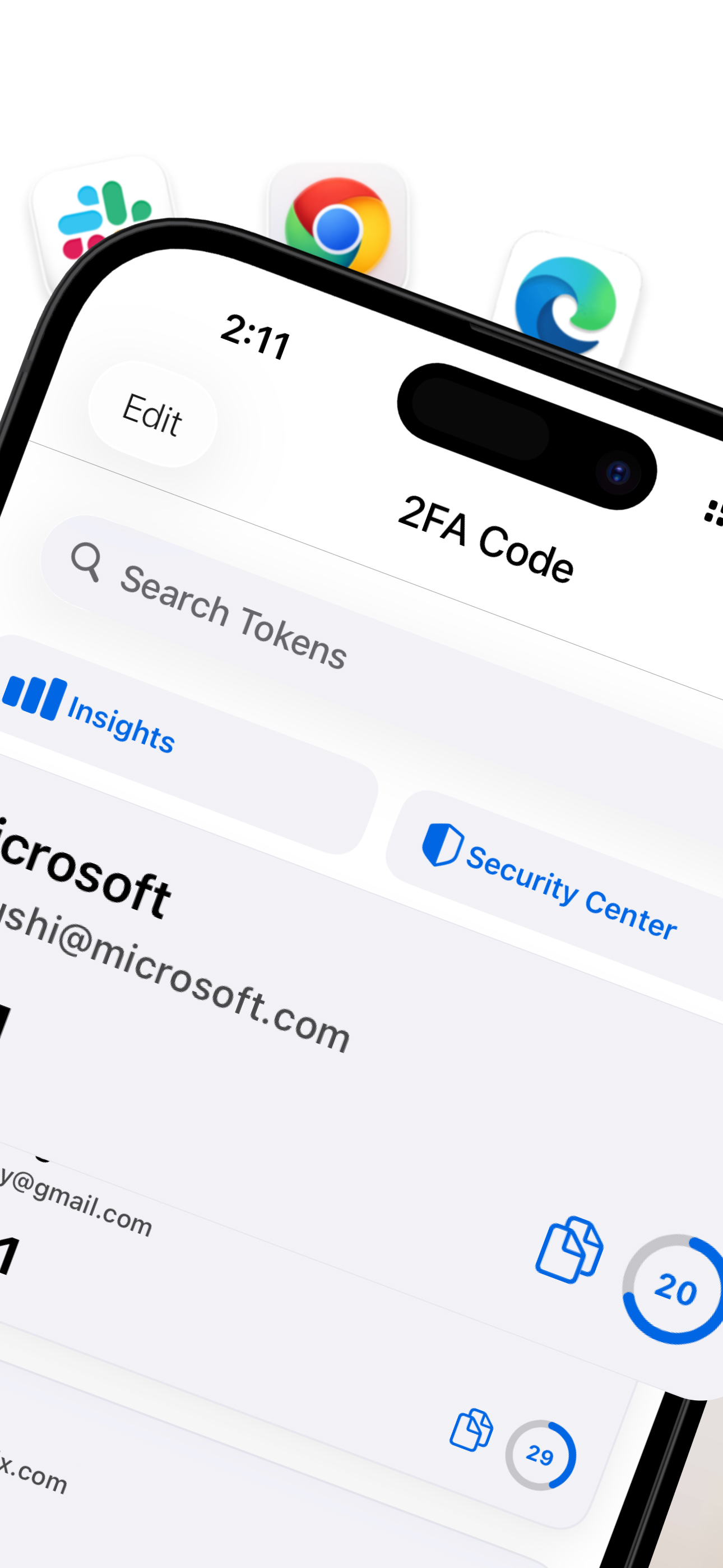 App For MS Authenticator - OTP screenshot 2