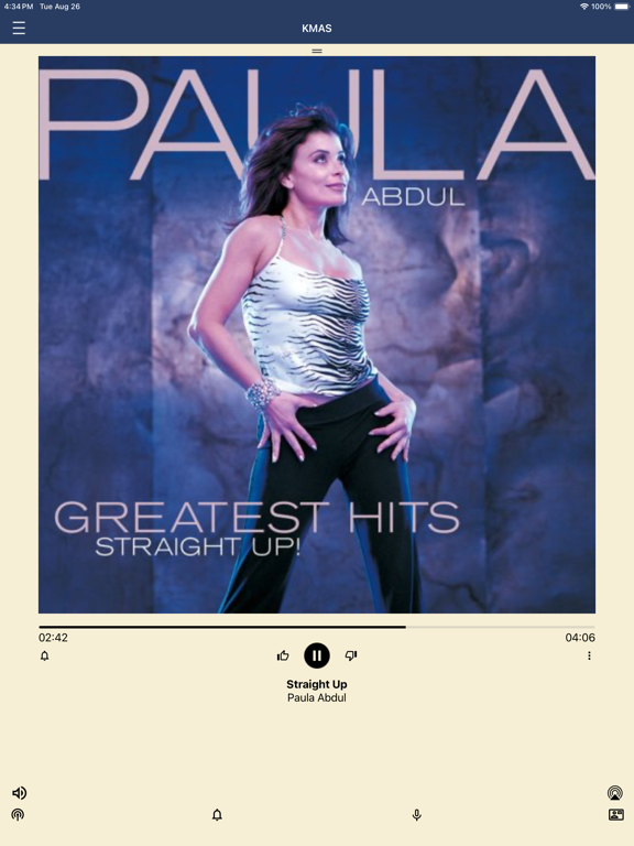 KMAS iPad screenshot 1 - Entertainment app