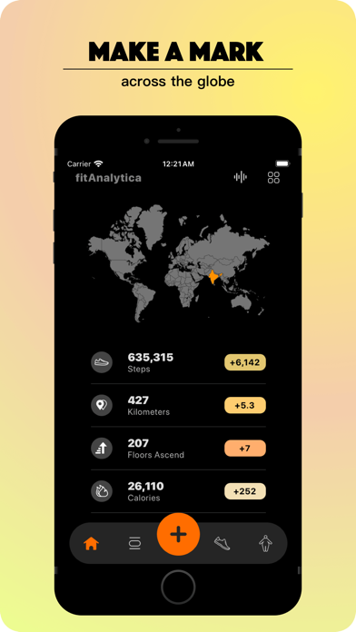 fitAnalytica - Steps Counter iPhone screenshot 7 - Health & Fitness app
