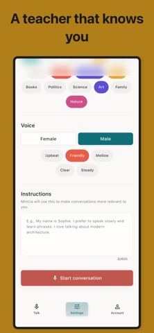 Mintza - Language Conversation Screenshot 2 of 5
