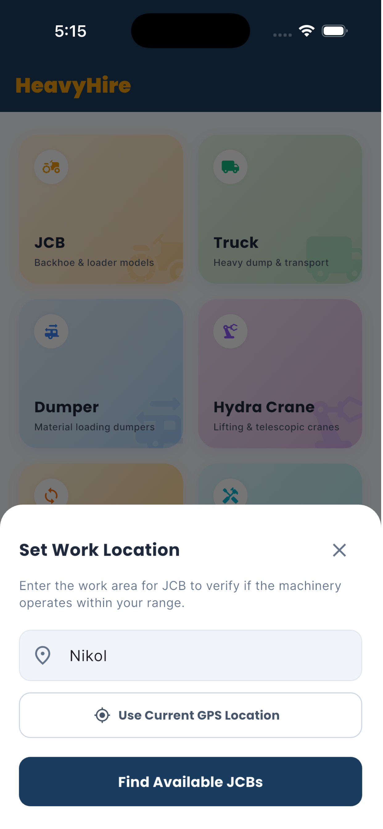HeavyHire screenshot 3