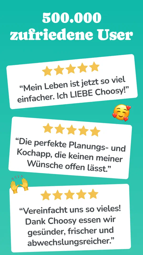 Choosy: Essensplaner & Rezepte Screenshot 9