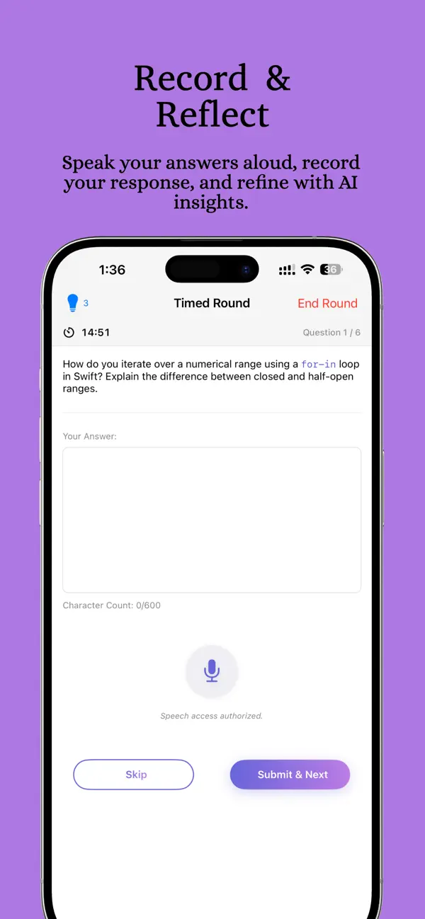 #5. Interview Genie (iOS) Ved: Abhinav Jha