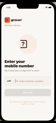 groceri delivery partner Screenshot 2 of 4