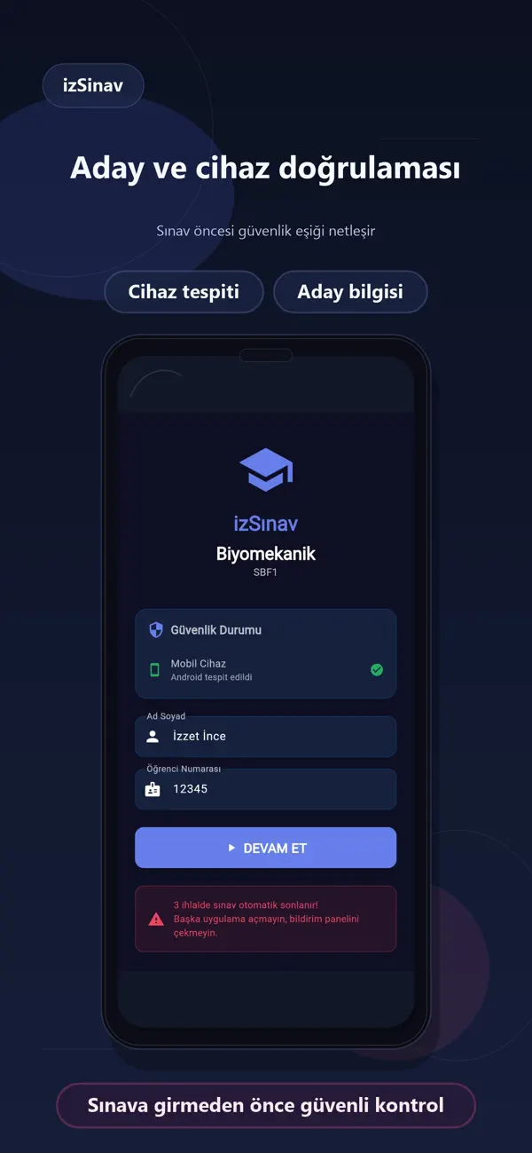 Screenshot #2 pour İzSınav