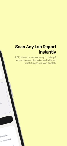 LabbyQ - AI Lab Report Reader screenshot
