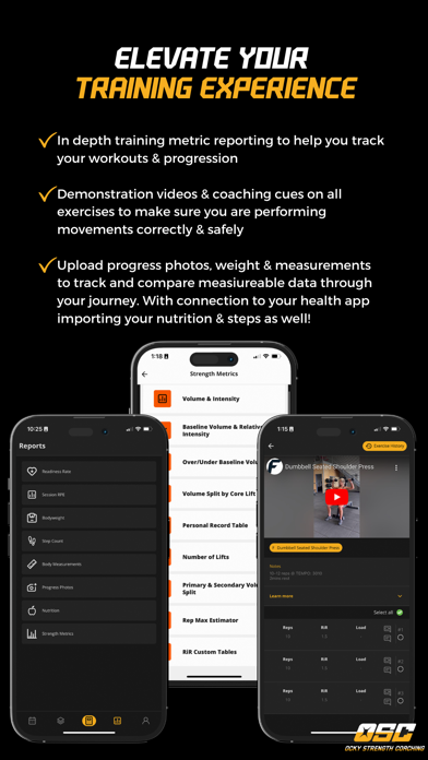 OCKY STRENGTH COACHING APP Screenshot