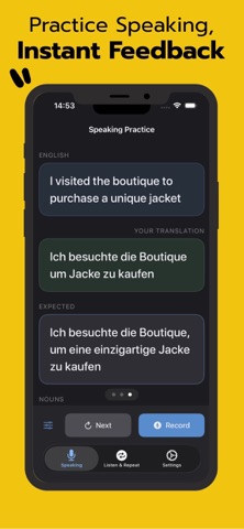 German Practice Screenshot 1 of 6