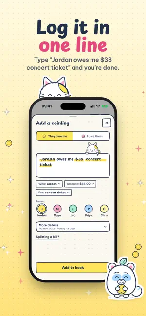 Debt Tracker & IOU: Meow Debt screenshot 2