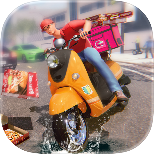 Good Pizza Food Delivery Boy