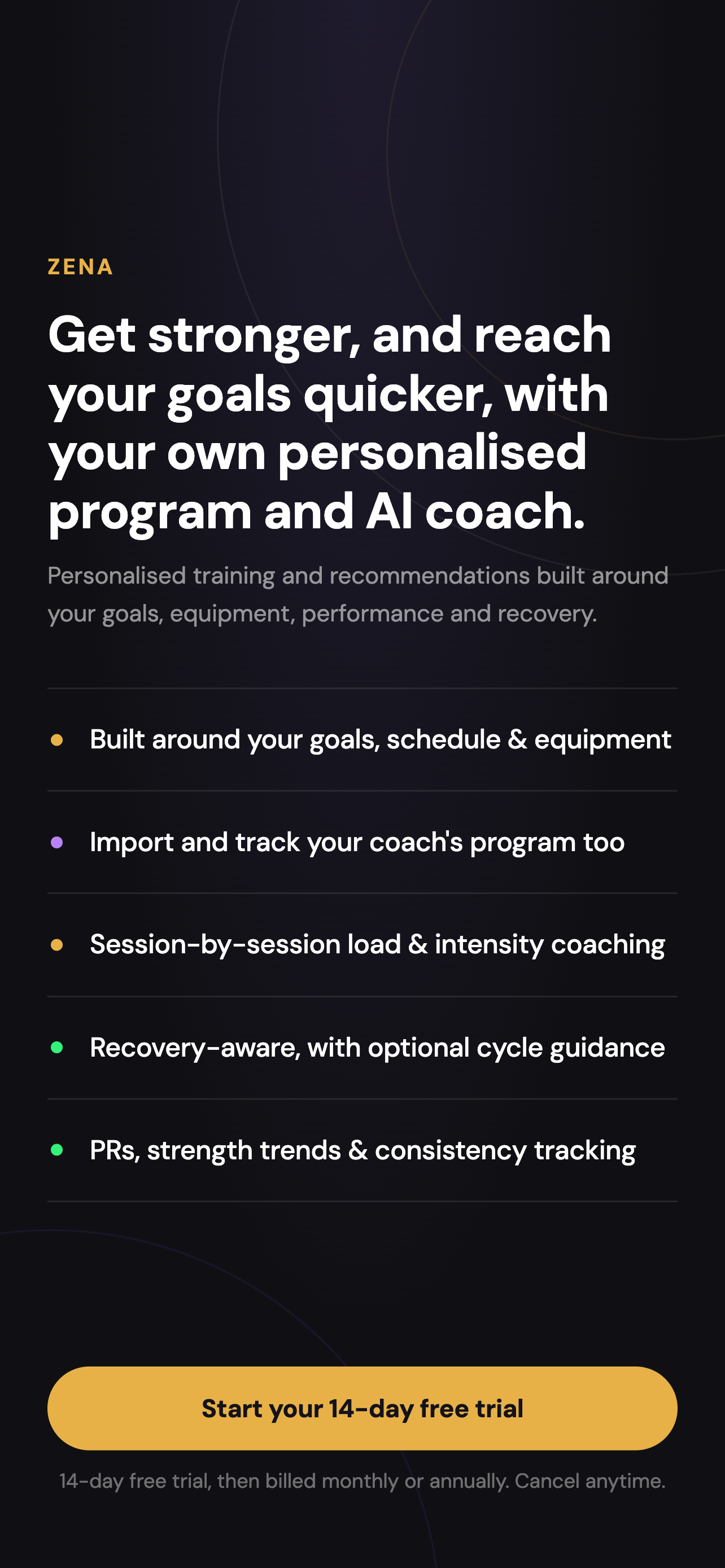 Zena: Strength Training screenshot 5