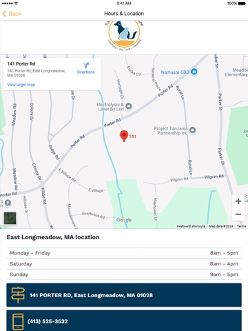 Porter Road Pet Care iPad screenshot