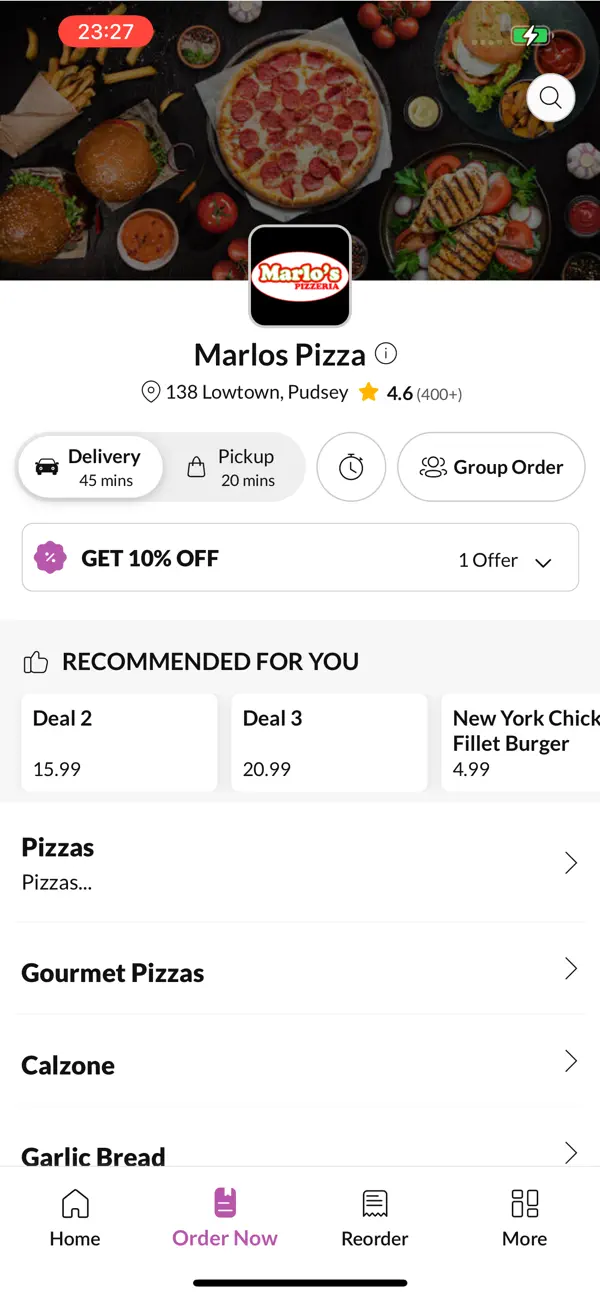 Screenshot #2 pour Marlos Pizza