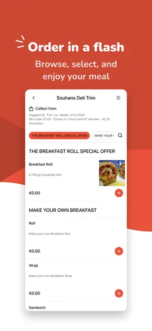 Souhans Deli Trim App screenshot 1
