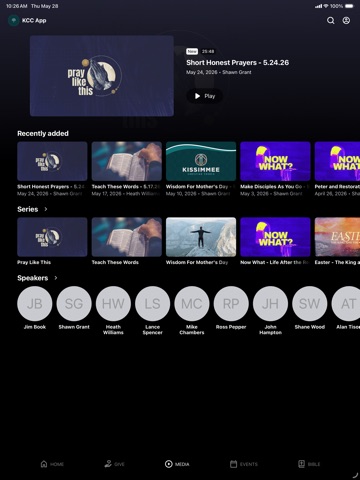 Kissimmee Christian App iPad screenshot