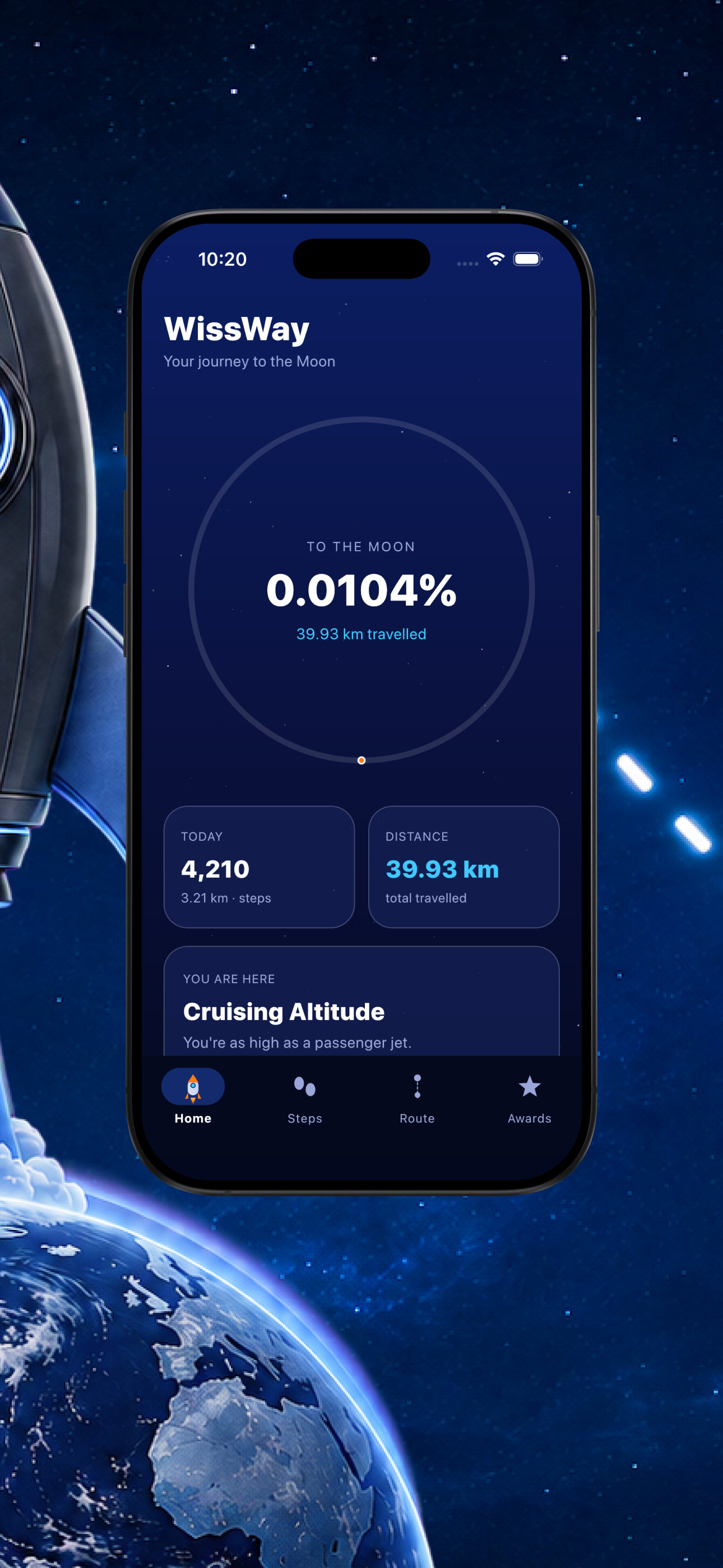 WissWay: Walk and Count screenshot 2
