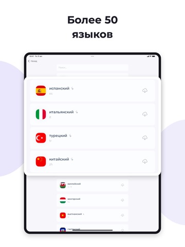 Переводчик без интернета + iPad screenshot 6