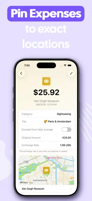 TripCache for Travel Expenses screenshot 3