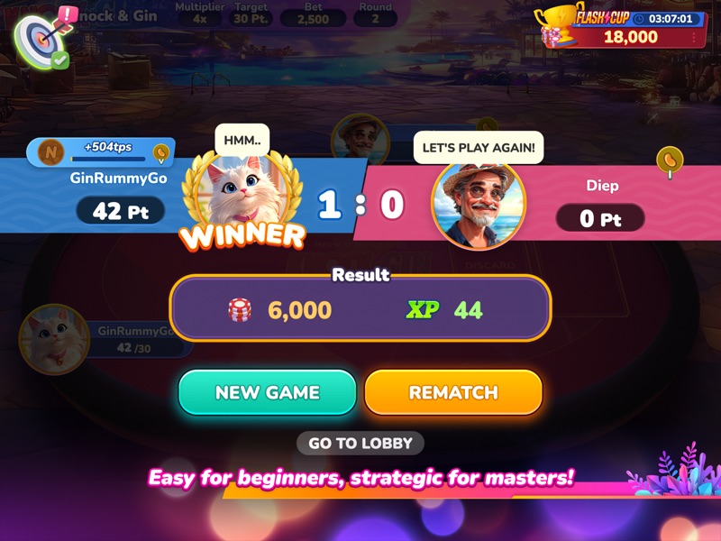 Gin Rummy Go: Card Game Online screenshot 12