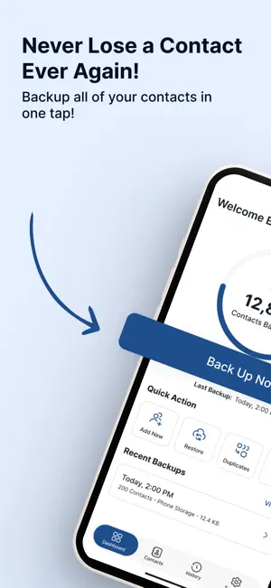 Contacts Backup App & Restore screenshot 1