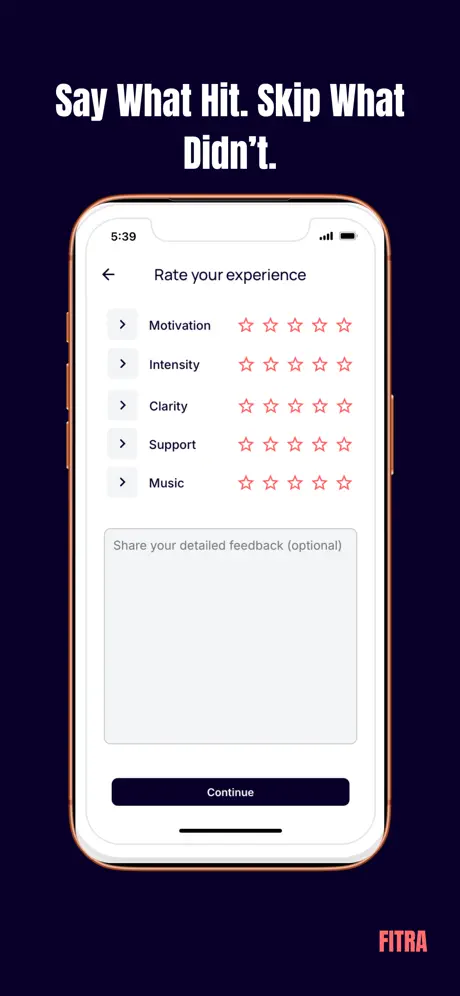 FITRA - Fitness Rating screenshot 3