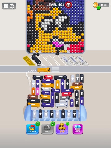 Bubble Bus: Parking Jam Puzzle iPad screenshot