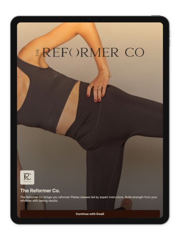The Reformer Co. iPad screenshot