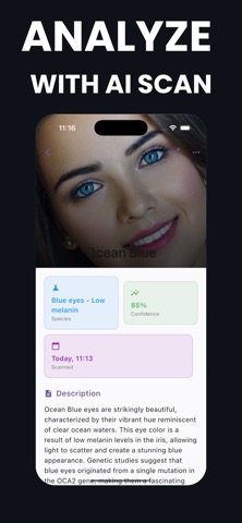 Eye Color Identifier: AI Scan screenshot