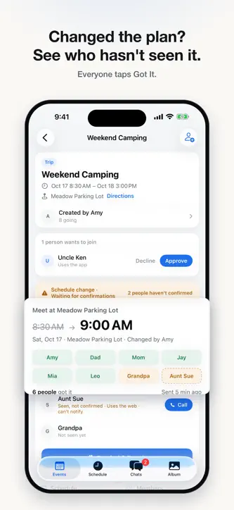 Kinhop: Trip&Event Planner screenshot 1